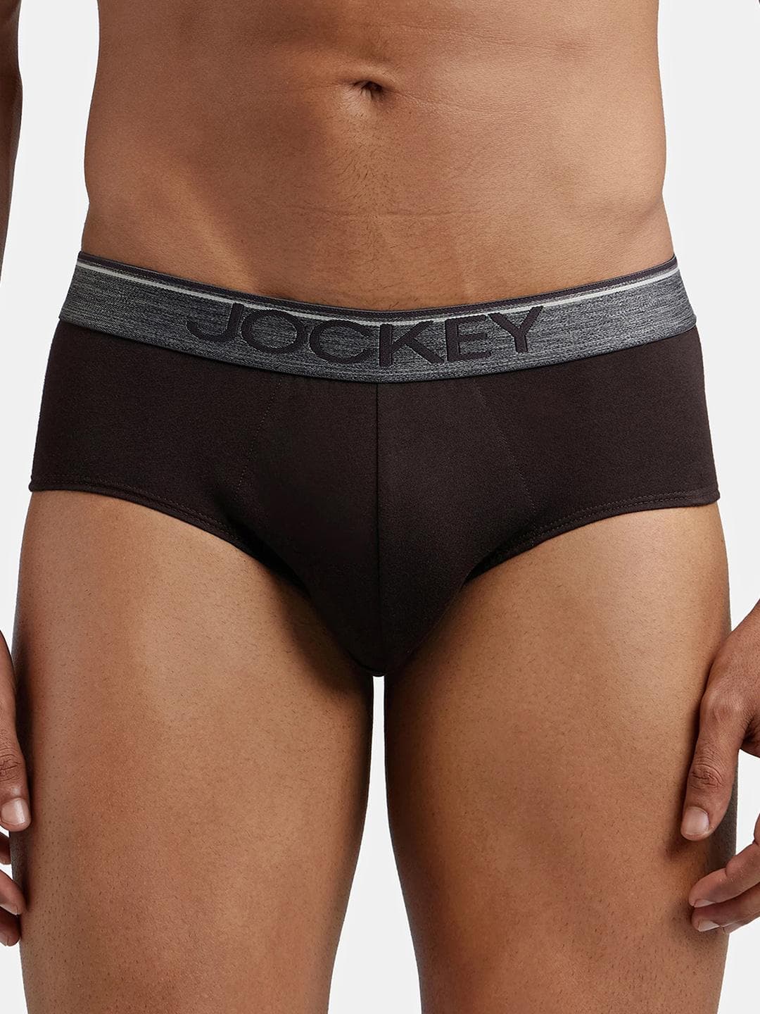 Buy Jockey Combed Cotton Brief With Ultrasoft Waistband 8037 - - Apparel for Men