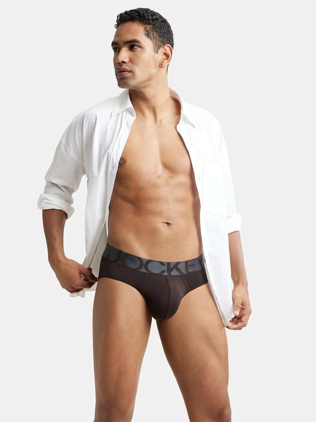 Jockey Tactel Microfiber Stretch Solid Brief with Moisture Move Treatment-IC27