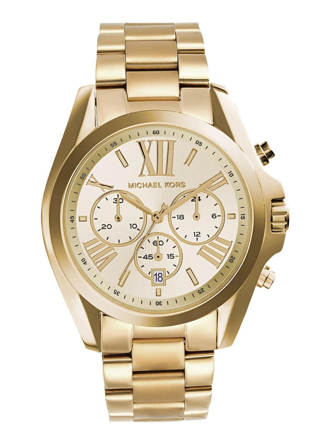 Buy Michael Kors BRADSHAW Men Gold Analogue Watch MK5605 - - Accessories for Men