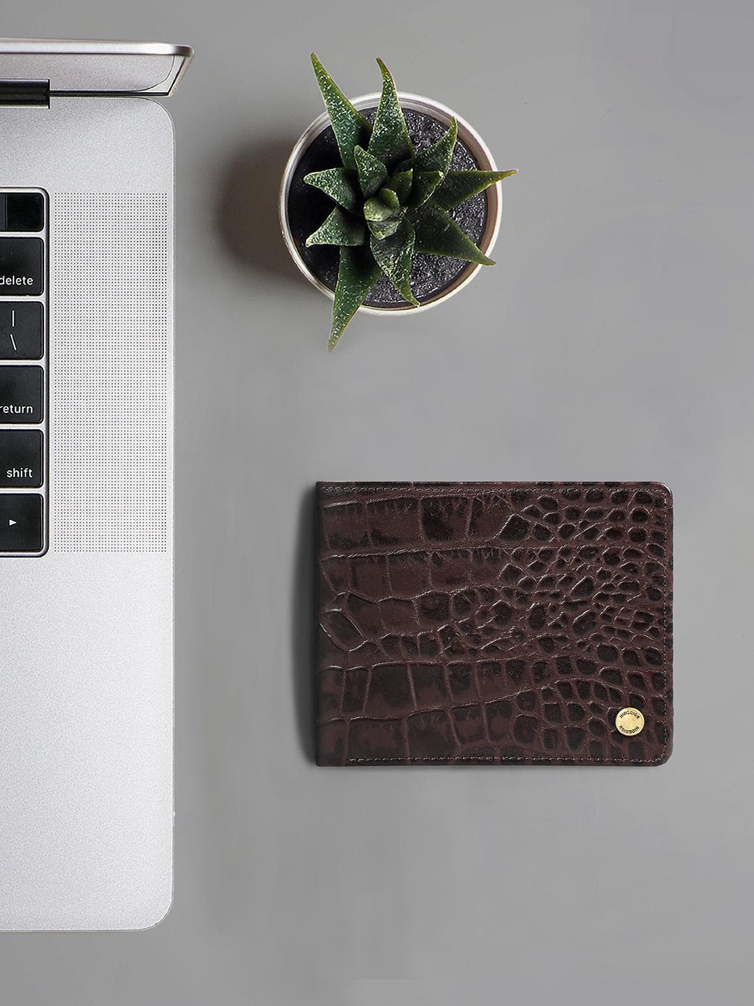 Hidesign Ee 036-02 Brown Leather Bi-Fold Wallet