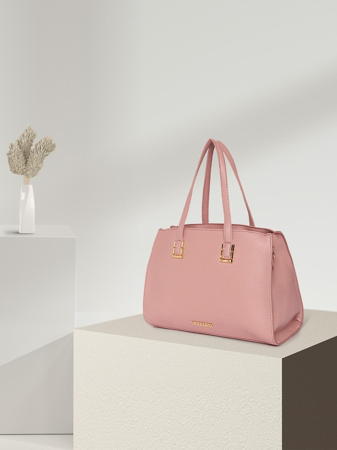 Caprese Thyma Women Pink Small Tote Bag