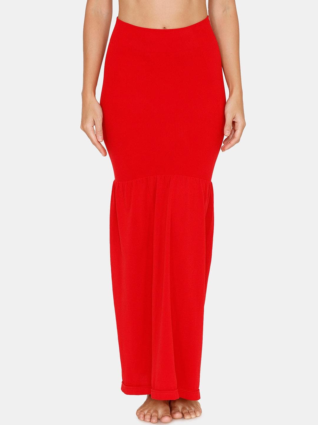 Buy Zivame Women Red Solid Saree Shapewear - - Apparel for Women