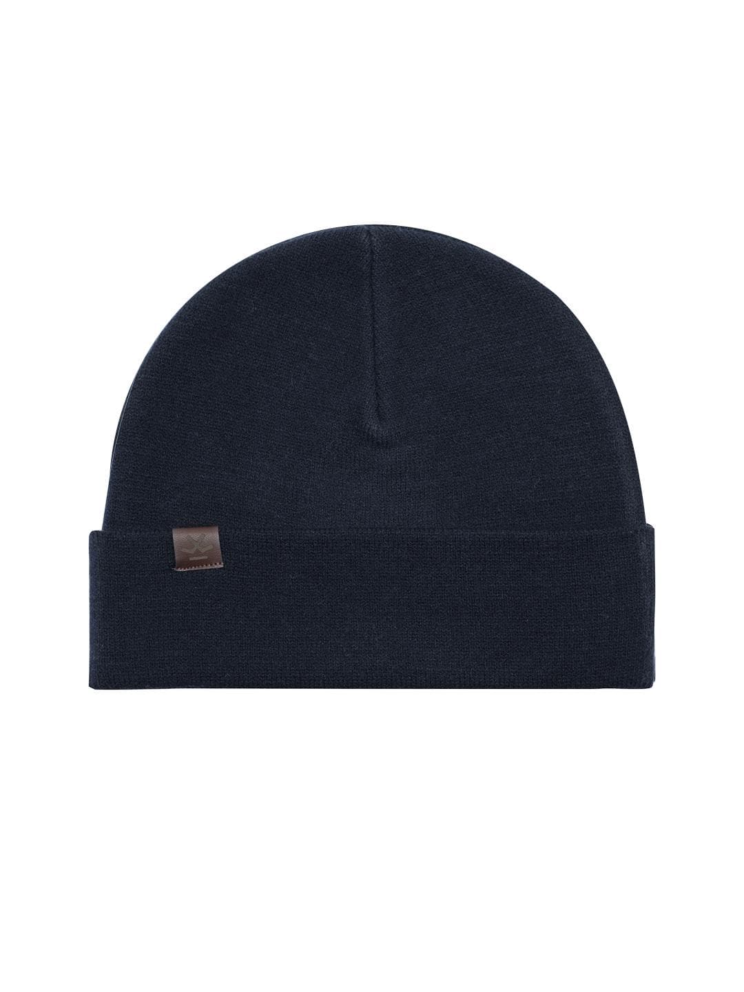 Buy WROGN Unisex Navy Blue Solid Beanie - - Accessories for Unisex