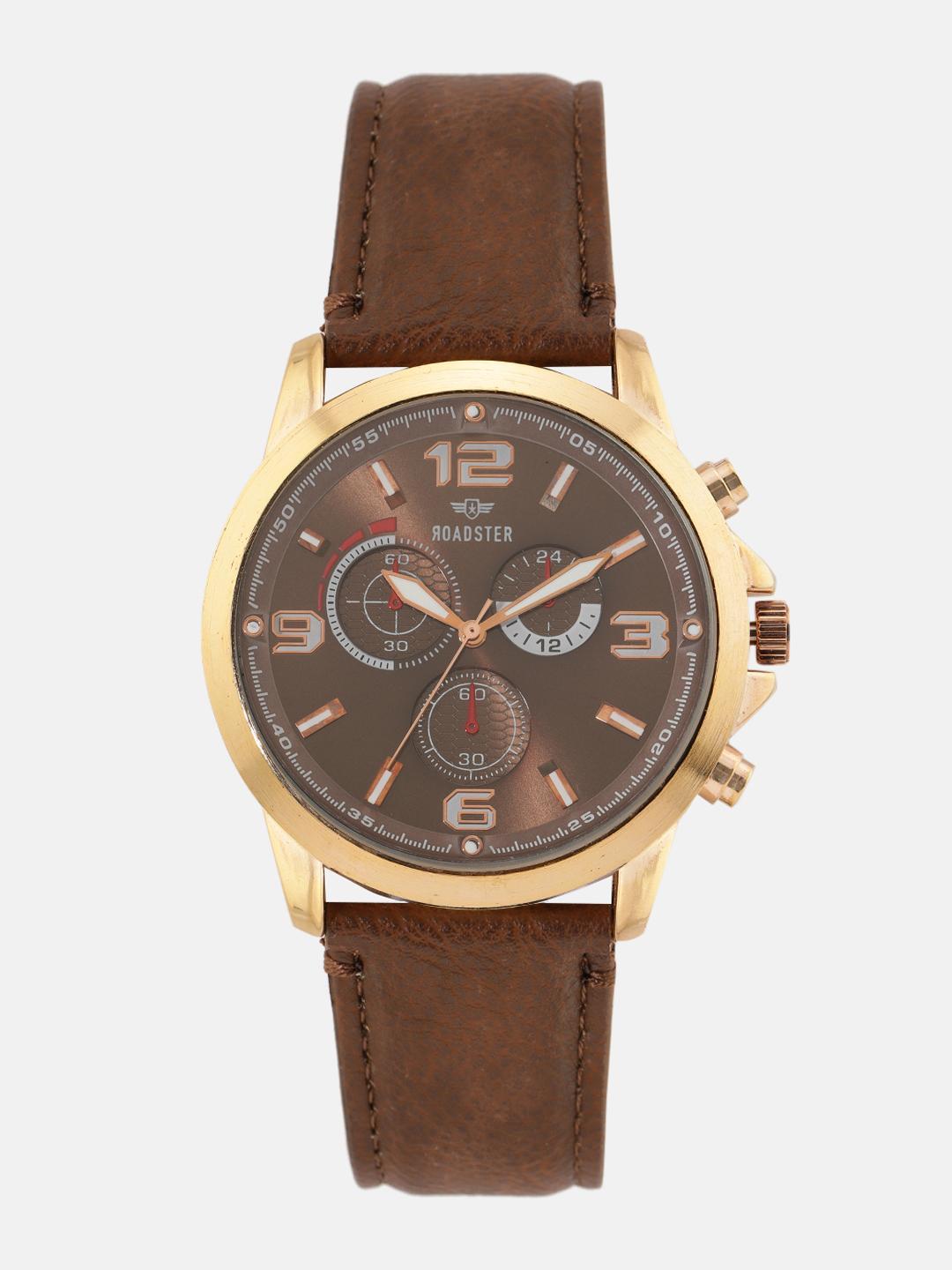 Buy Roadster Men Brown Analogue Watch SS18 RD5 C - - Accessories for Men