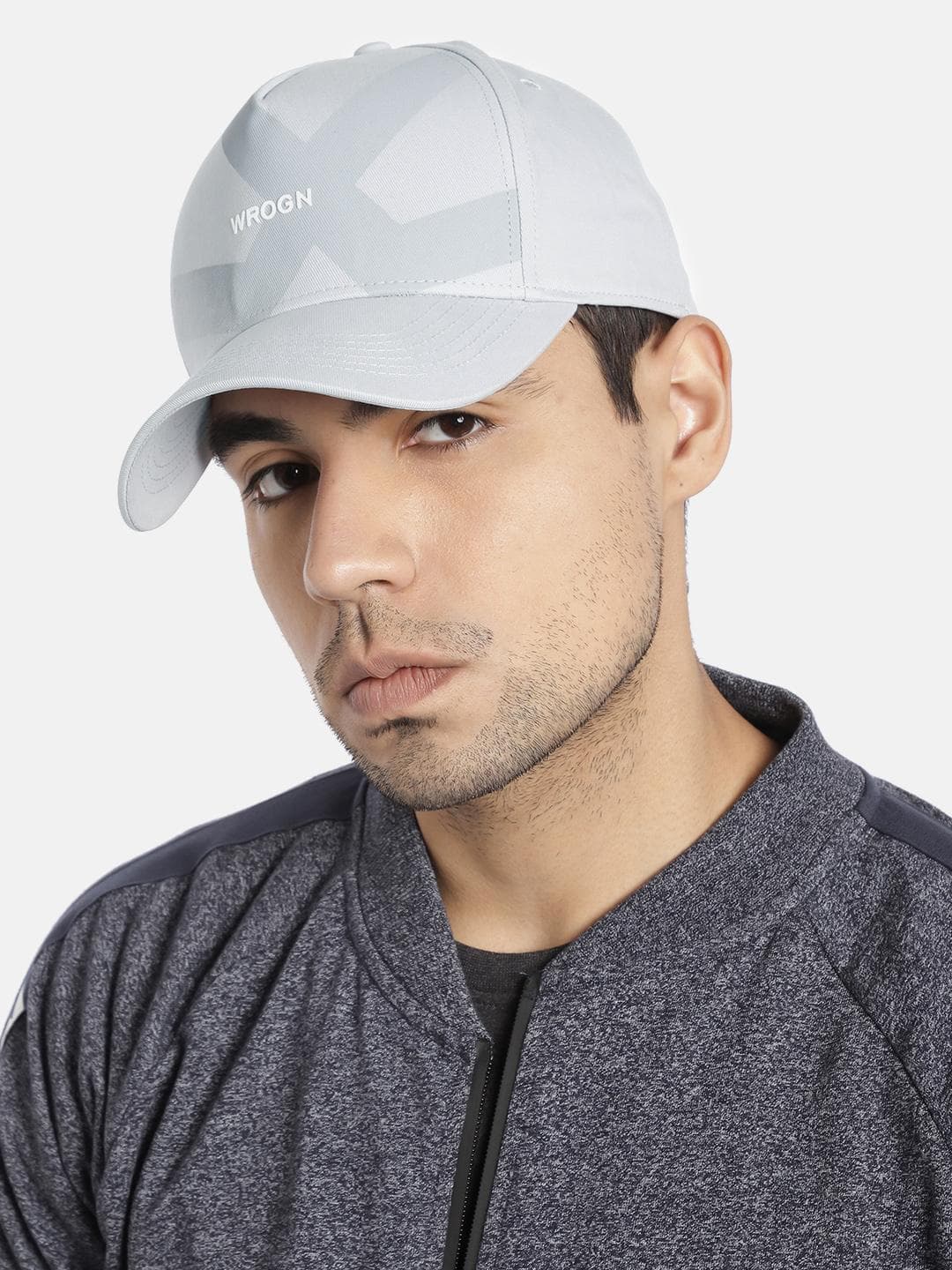 Buy WROGN Unisex Grey Printed Baseball Cap - - Accessories for Unisex
