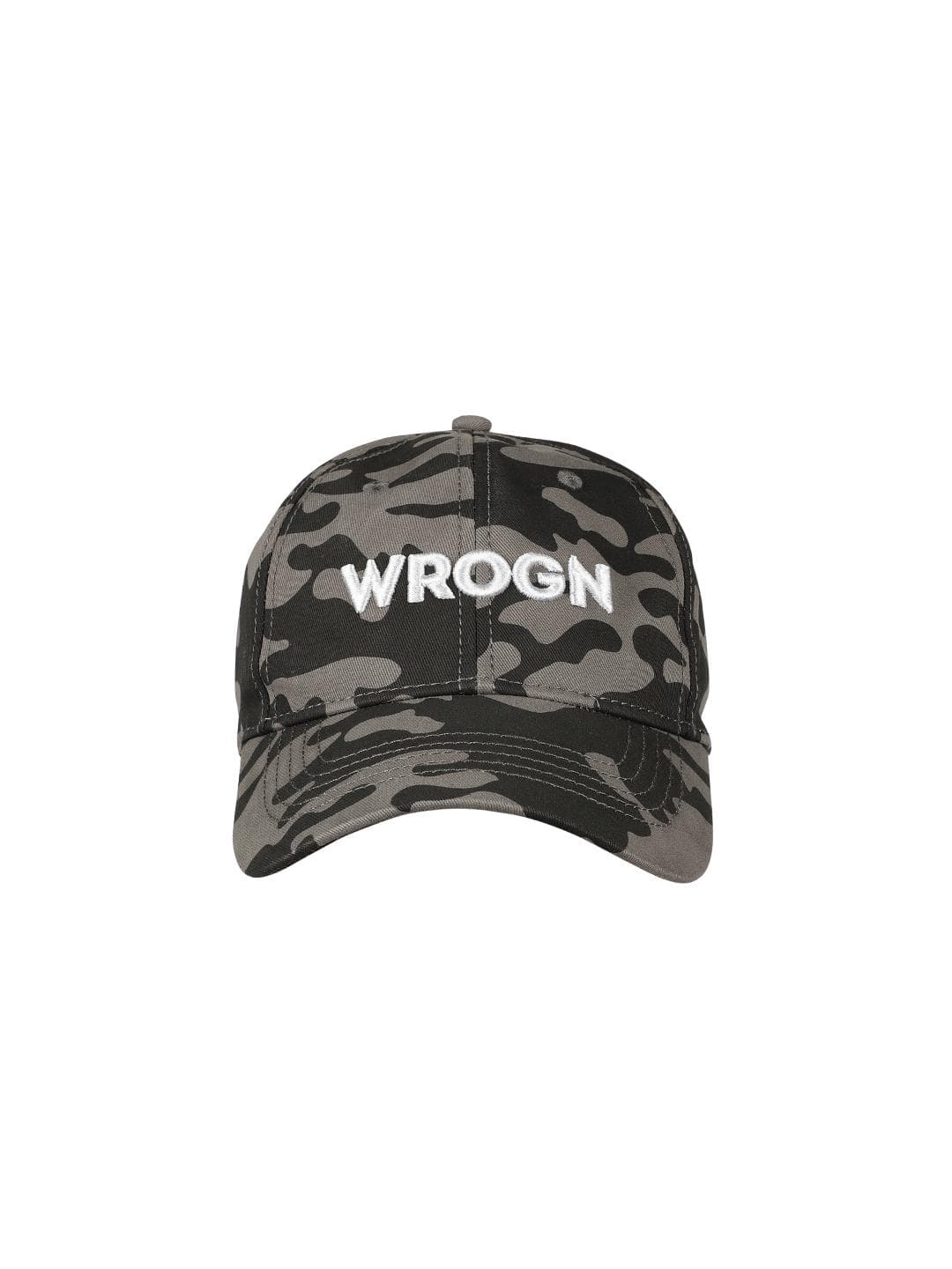Buy WROGN Unisex Black & Grey Printed Baseball Cap - - Accessories for Unisex