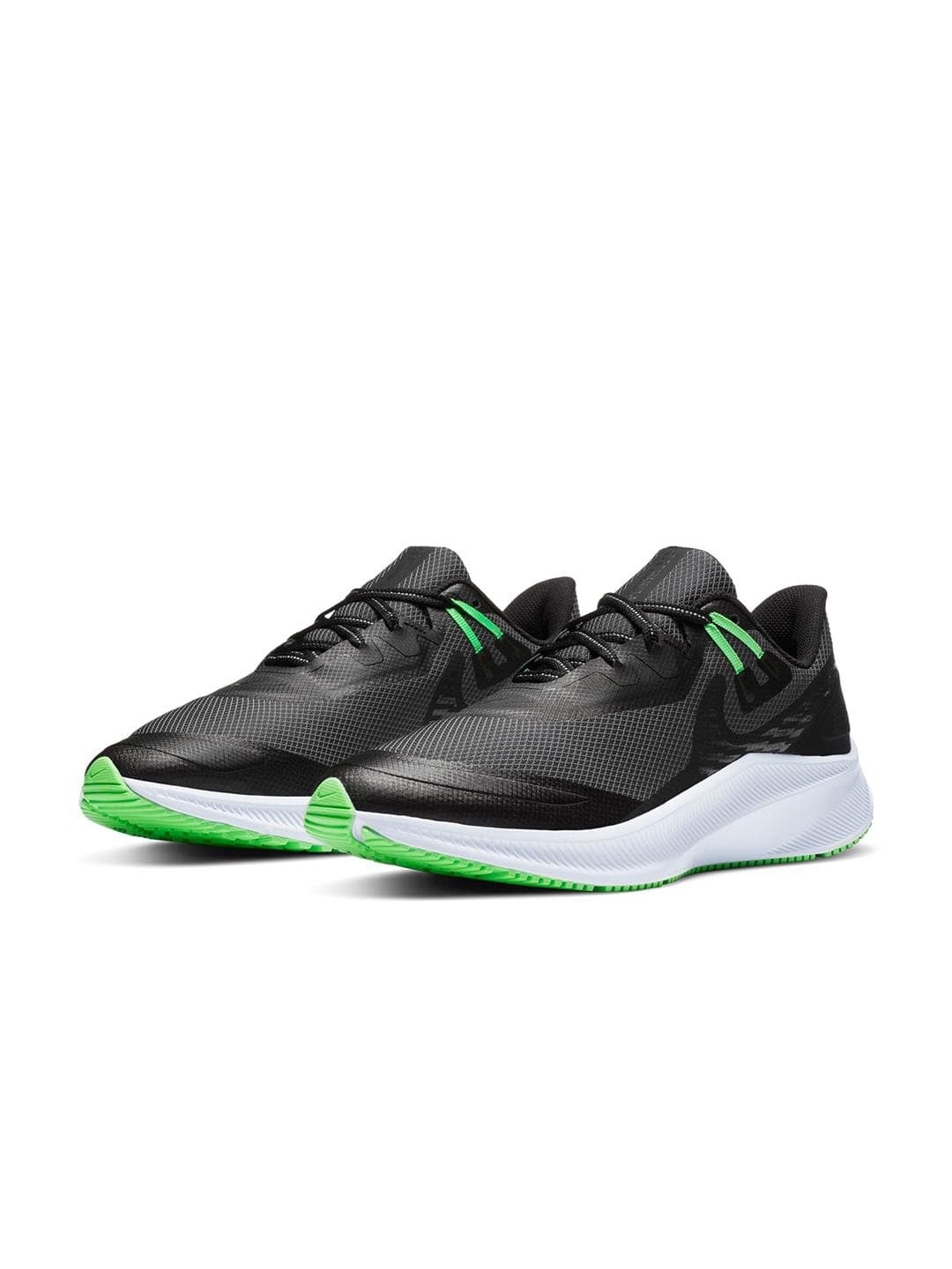 Buy Nike Men Black Quest 3 Shield Running Shoe - - Footwear for Men