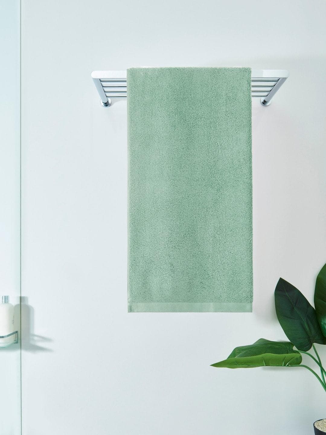 DDecor Live Beautiful Solid Cotton 450GSM Breathable Adult Regular Bath Towel-16x24In