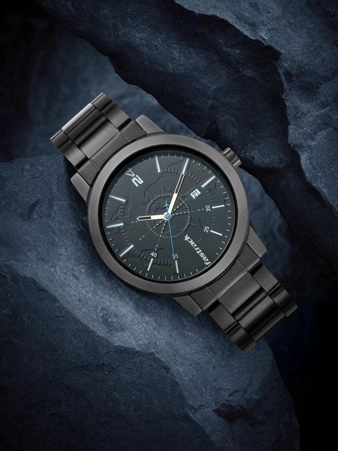 Fastrack Tripster Quartz Analog With Black Dial Watch For Guys - Nt3245nm01
