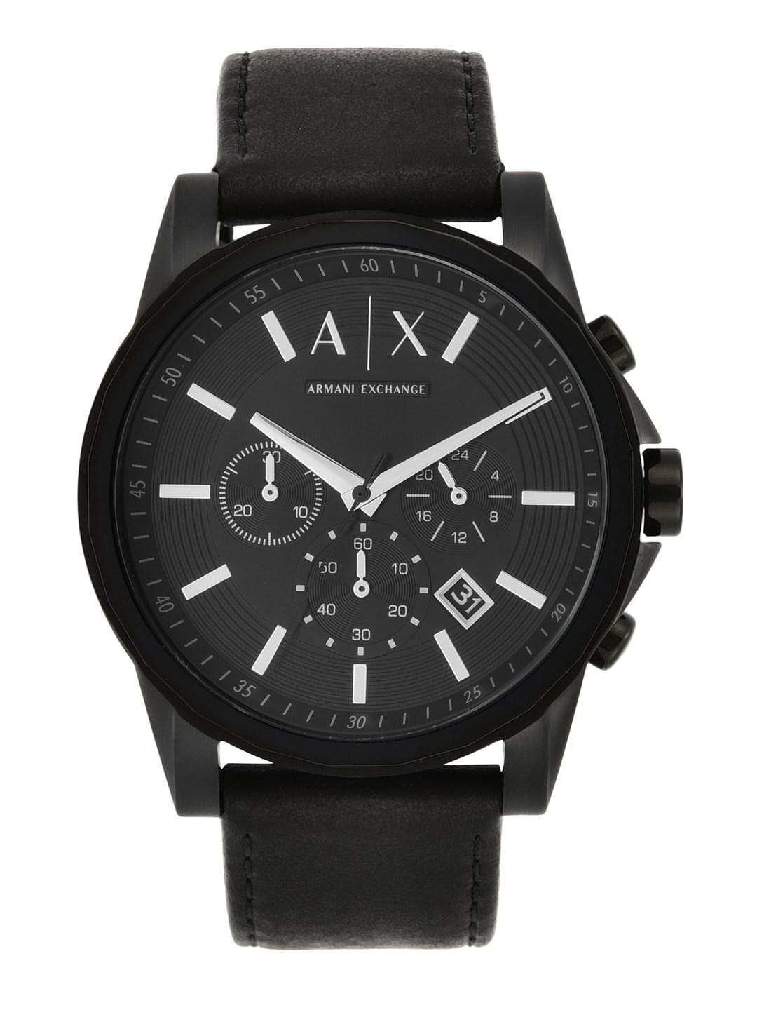 Armani Exchange Men Black Dial Chronograph Watch AX2098