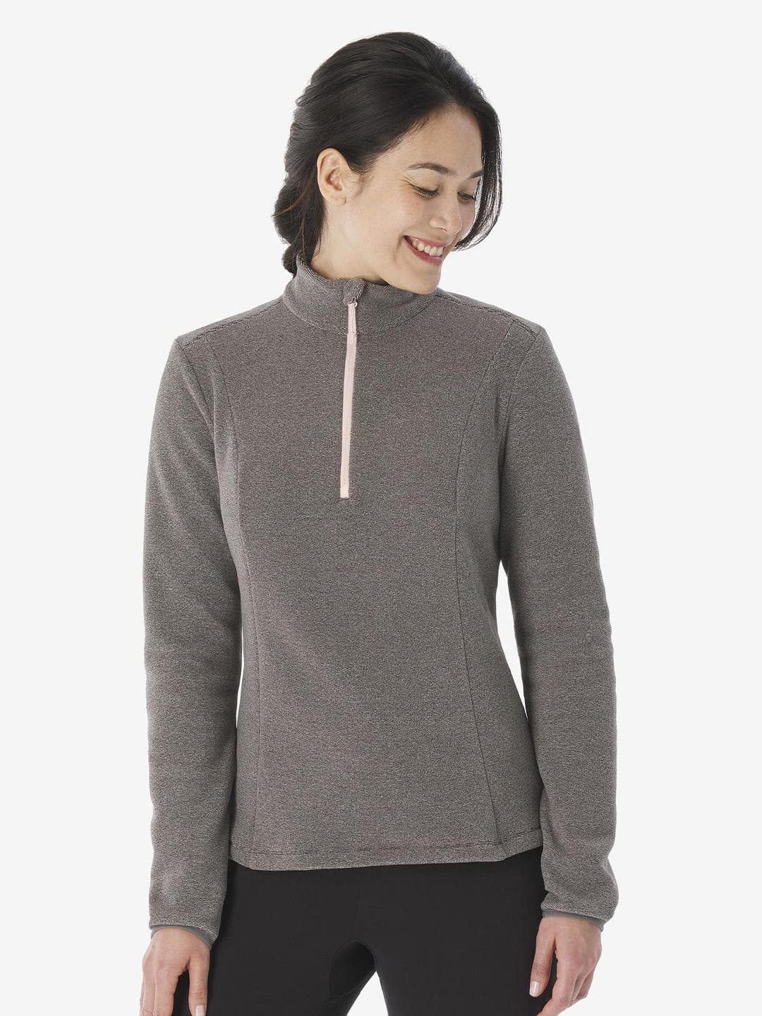 Decathlon Quechua - Women Grey MH100 Breathable Hiking Sweater