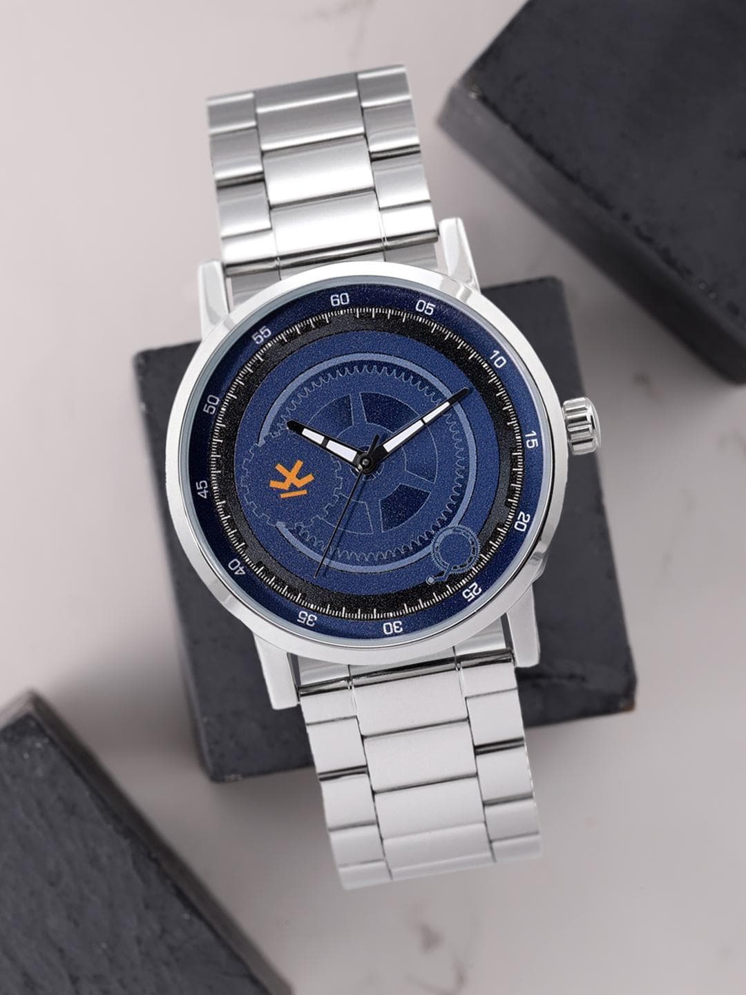 Buy WROGN Men Blue Analogue Watch WRG00040B - - Accessories for Men