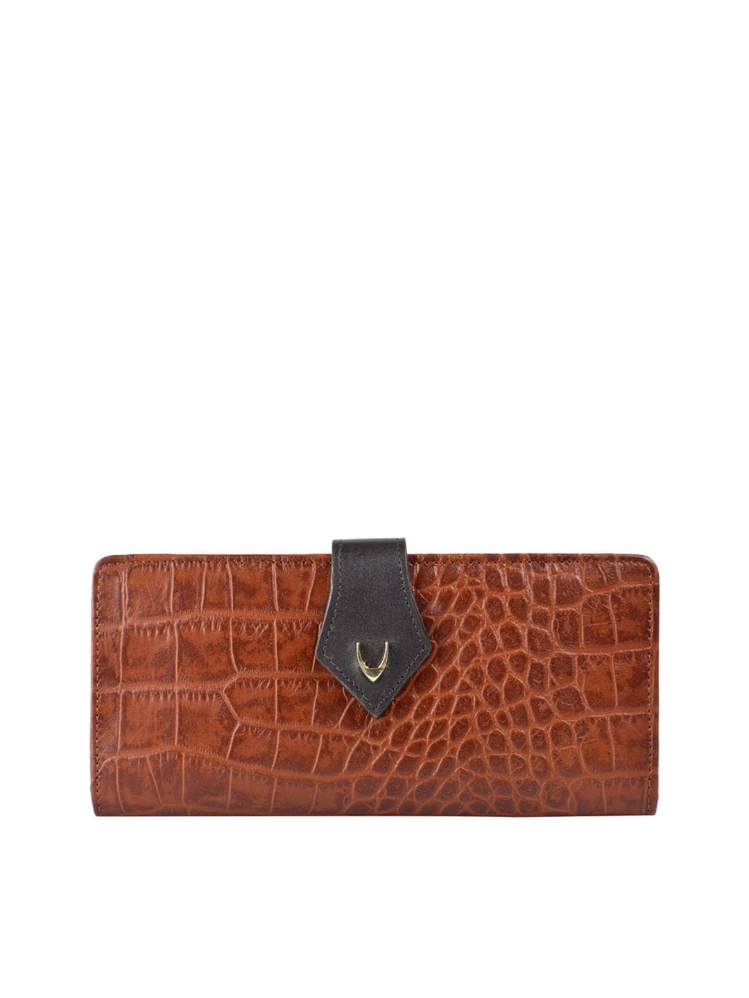 Buy Hidesign Women Tan Brown Textured Leather Two Fold Wallet - - Accessories for Women
