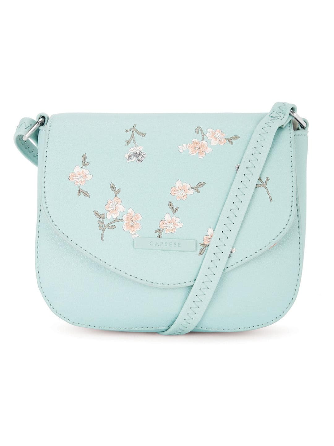 Caprese Bloomingdale Women Mint Small Sling Bag
