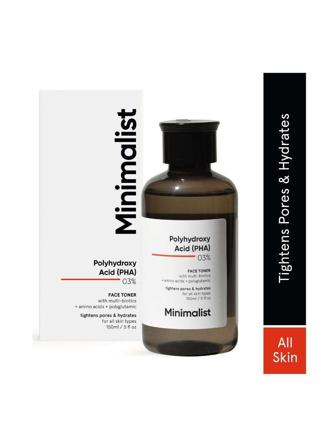 Buy Minimalist 3% PHA Alcohol Free Toner For Oily Skin 150 Ml - - Personal Care for Unisex
