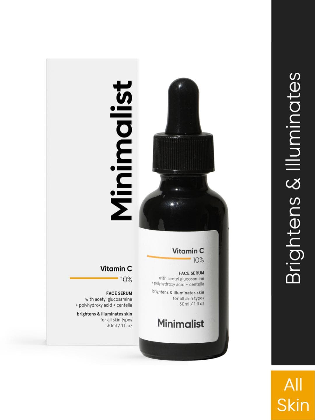 Buy Minimalist Vitamin C 10% Face Serum For Glowing Skin 30 Ml - - Personal Care for Unisex
