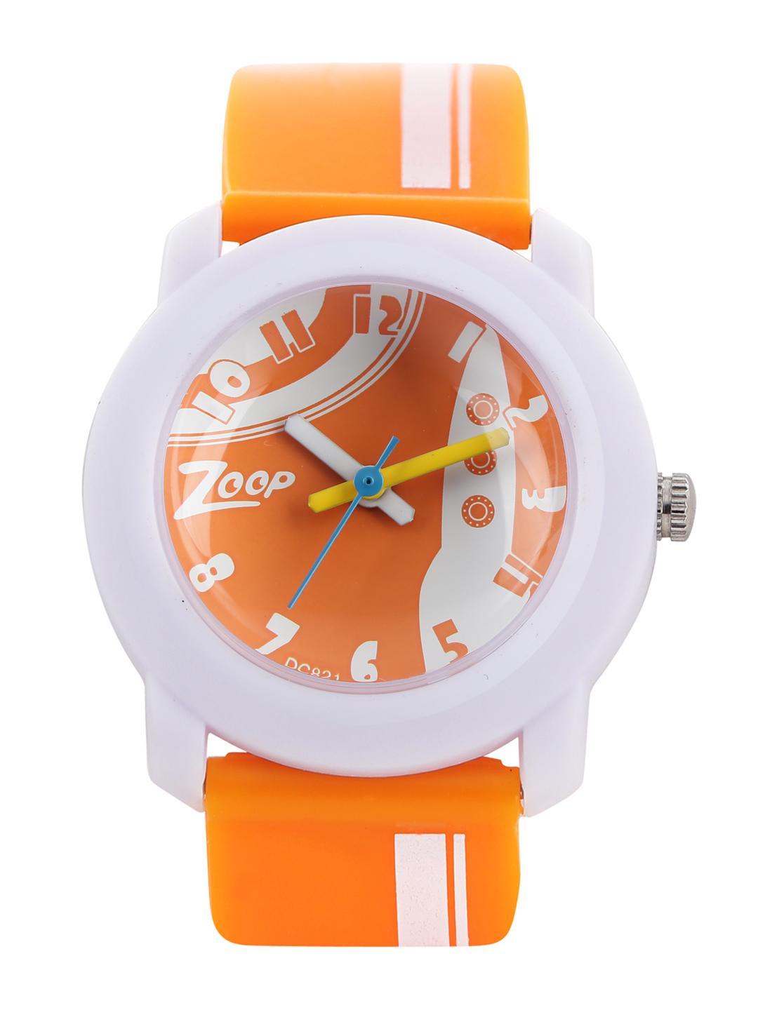 Buy Zoop Space Age Quartz Analog With Orange Dial Watch For Kids Nuc3025pp29 - - Accessories for Unisex Kids