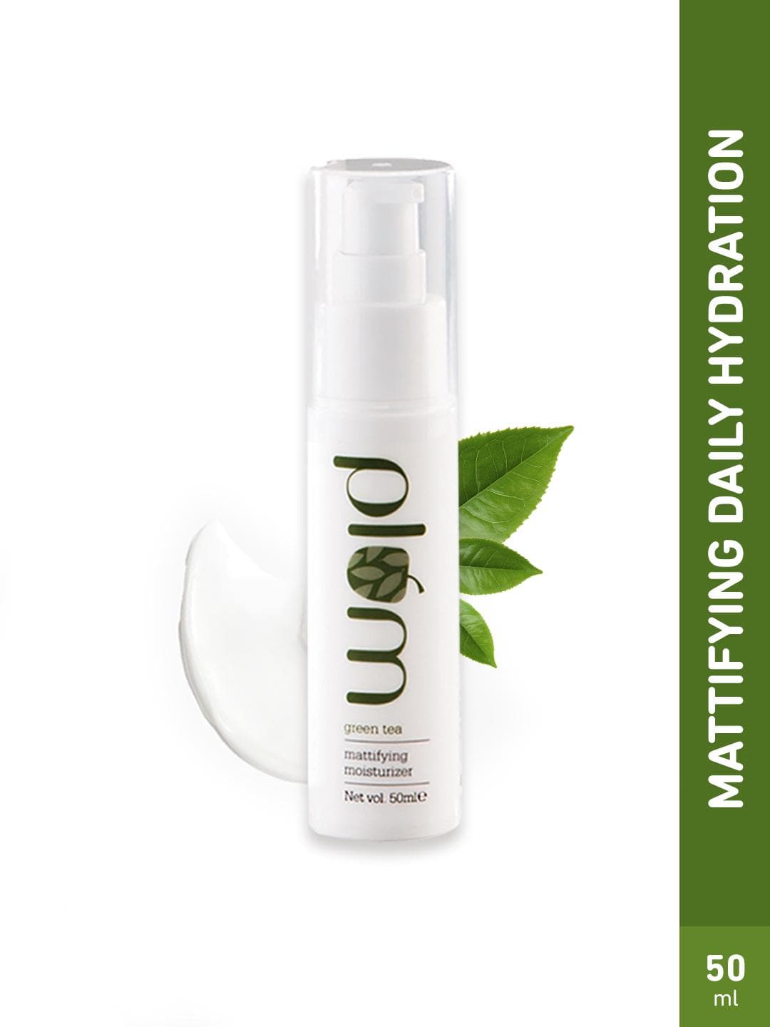 Plum Green Tea Mattifying Moisturizer With Glycolic Acid For Acne & Oil Free Skin - 50ml