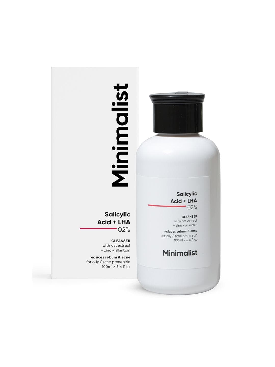 Buy Minimalist 2% Salicylic Acid Face Wash With LHA 100 Ml - - Personal Care for Unisex