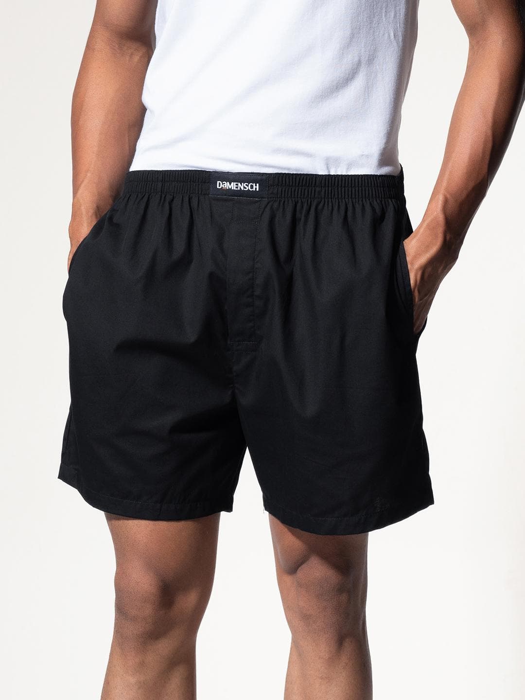 DAMENSCH Men Ultra-Light Cotton Boxer Shorts- DAM-SLD-LBX-CAB
