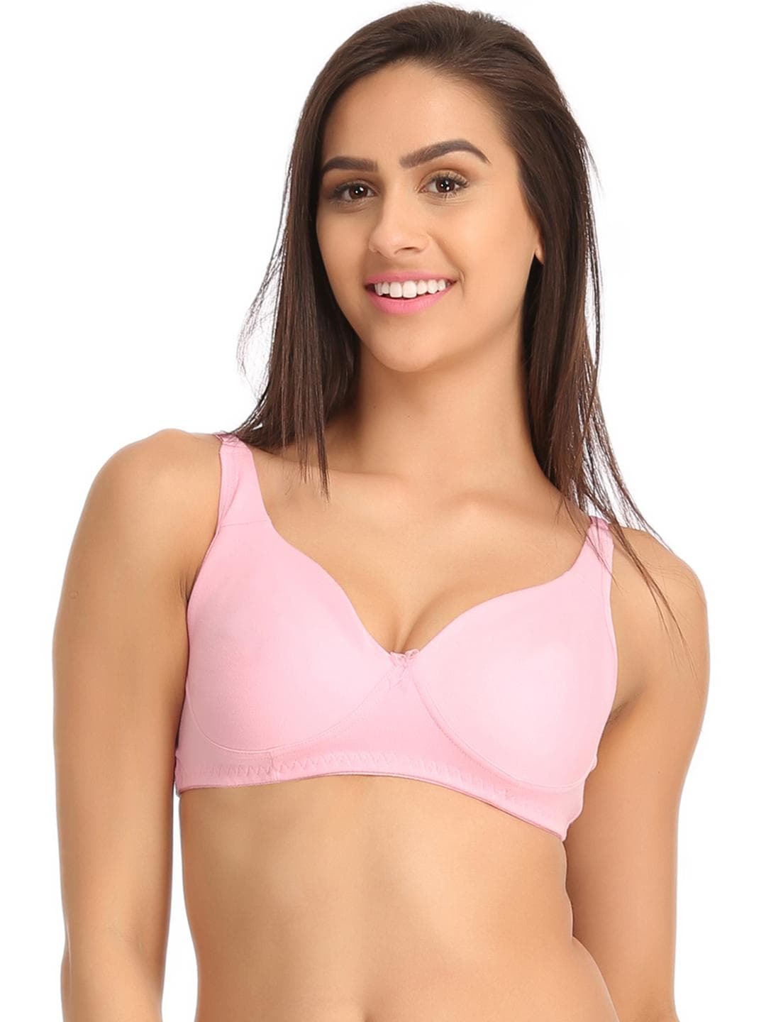 Clovia Cotton Rich Non-Padded Non-Wired Bra With Double Layered Cups