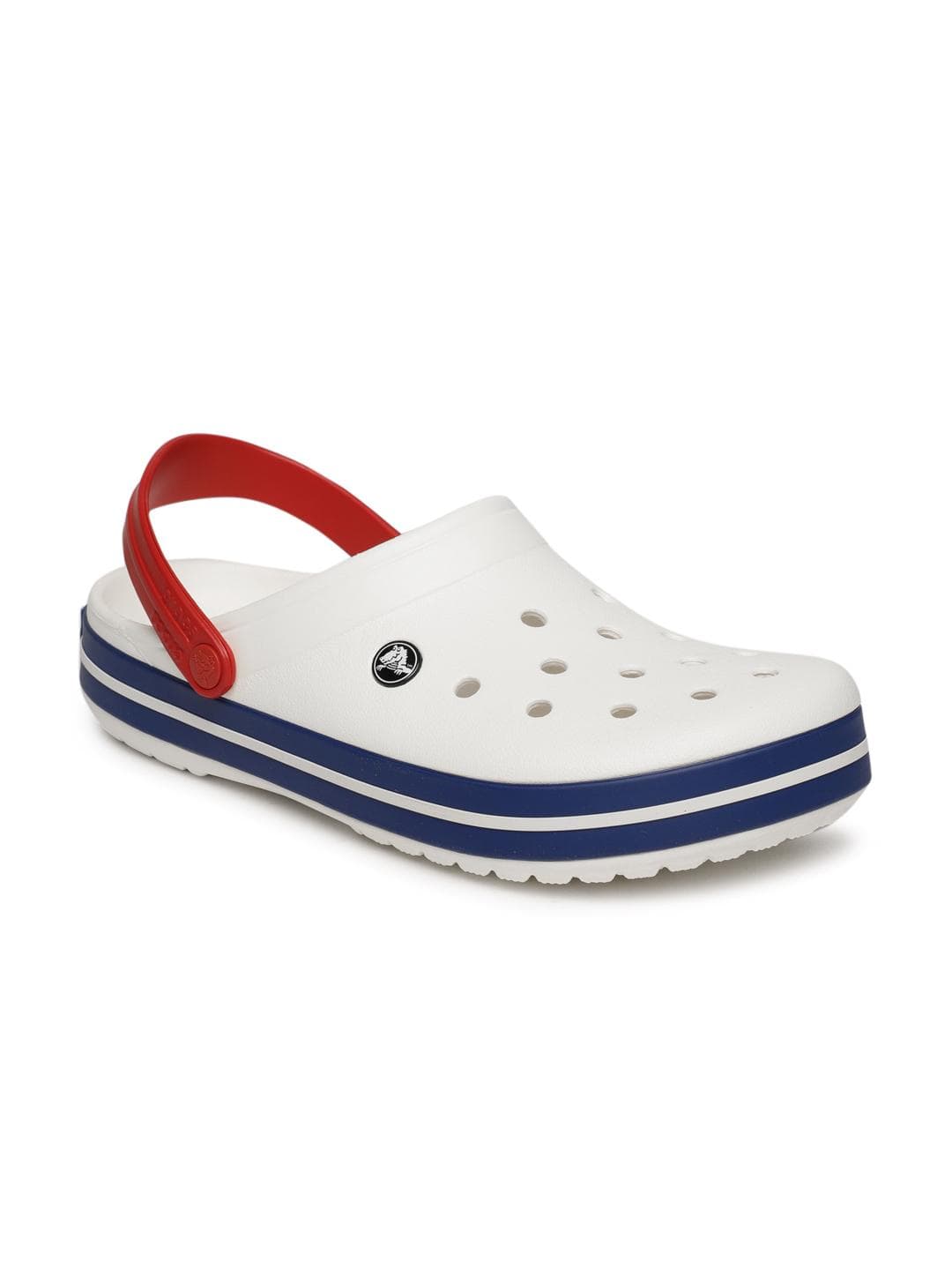 Crocs Unisex White Solid Clogs