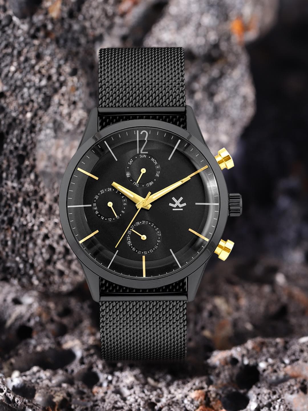 Buy WROGN Men Black Analogue Watch MFB PN W4135G - - Accessories for Men