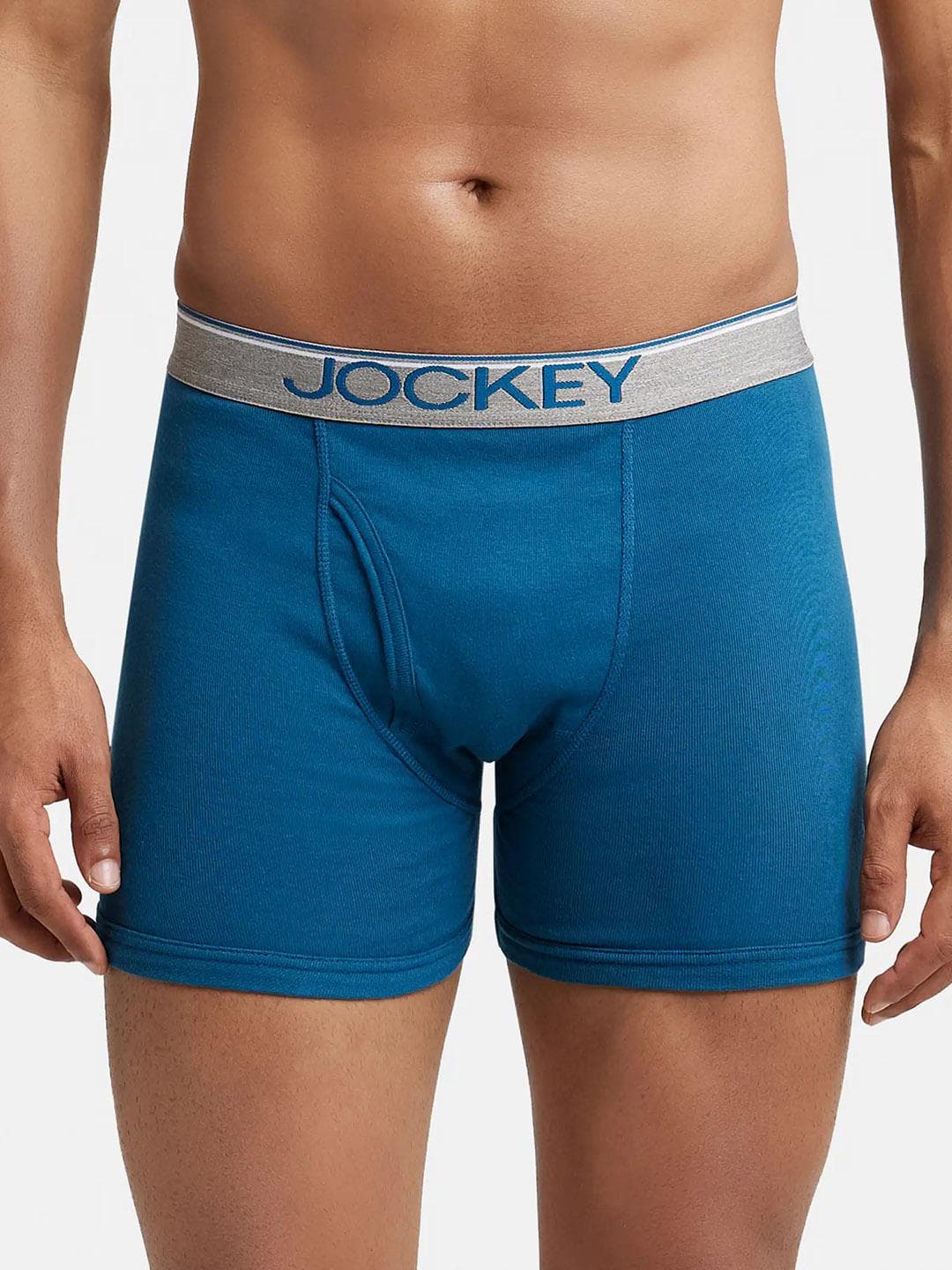 Buy Jockey Combed Cotton Rib Boxer Brief With Ultrasoft And Durable Waistband 8009 - - Apparel for Men