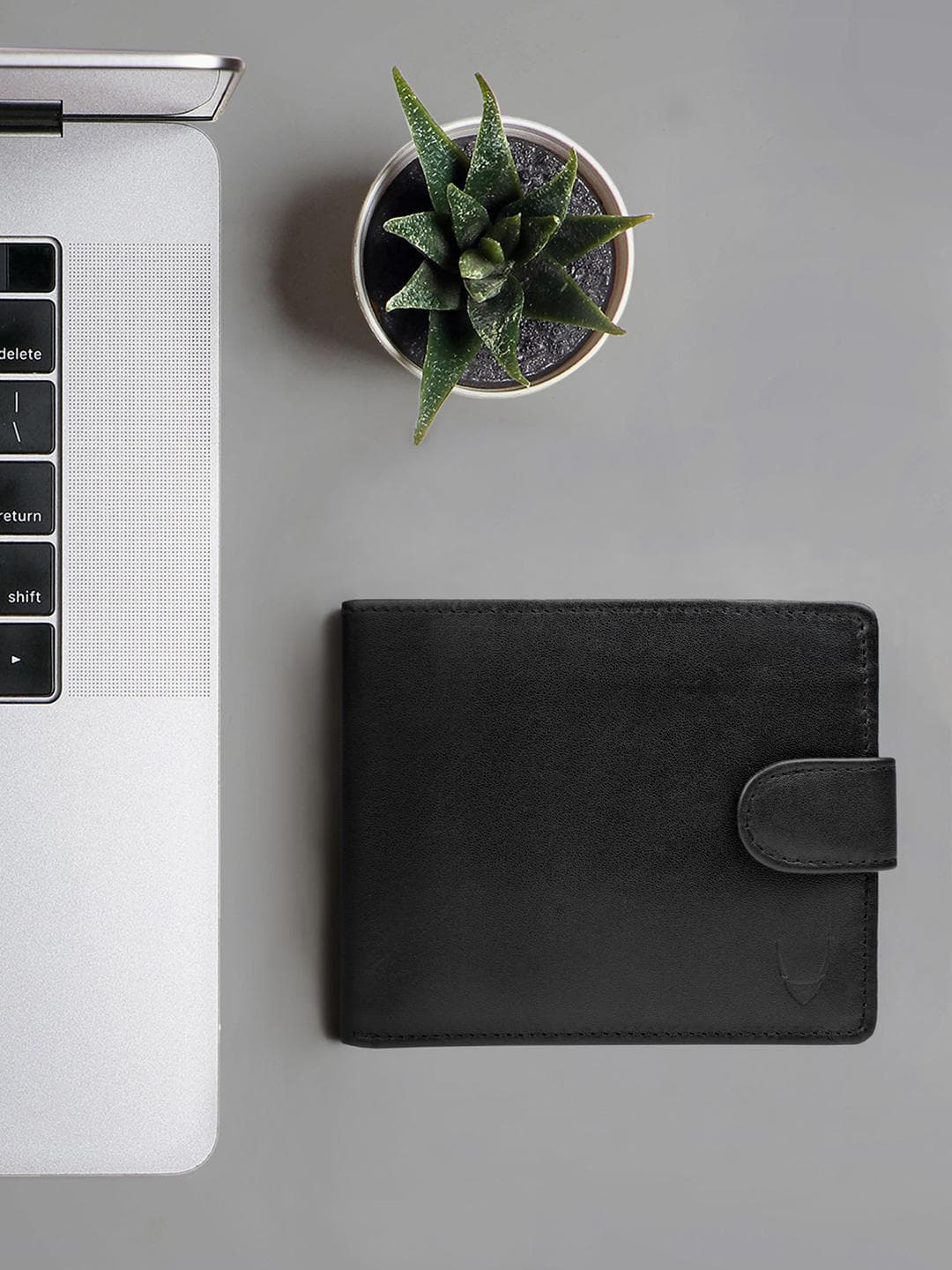Buy Hidesign Men Black Leather Two Fold Wallet - - Accessories for Men