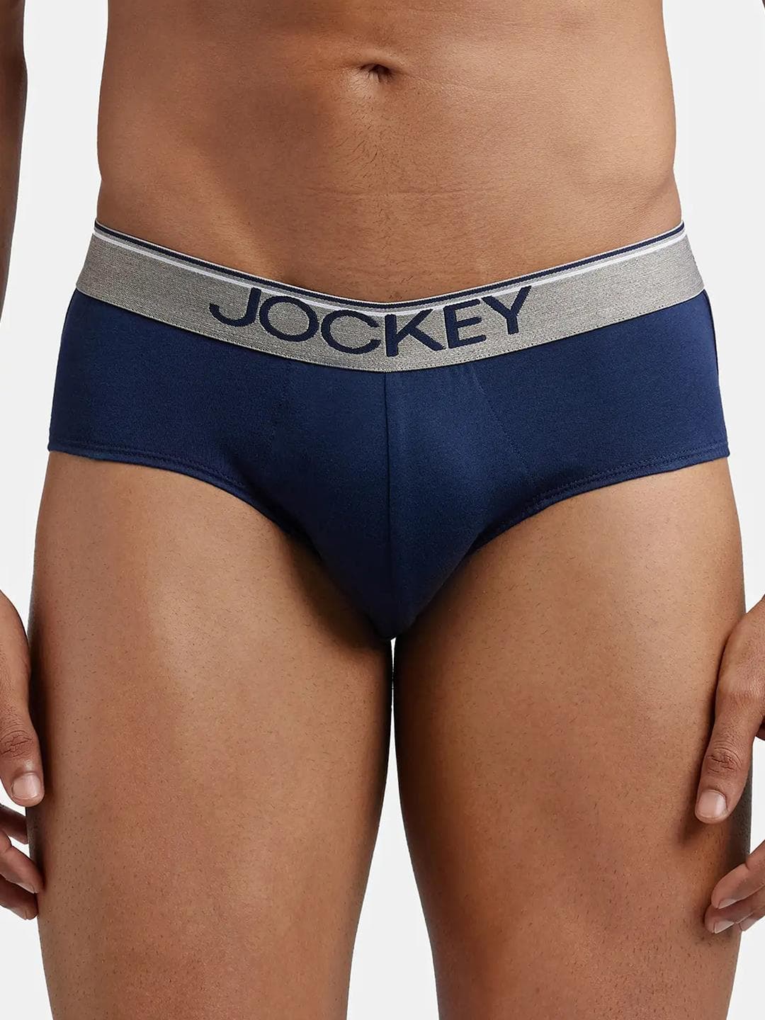 Buy Jockey Combed Cotton Brief With Ultrasoft Waistband 8037 - - Apparel for Men