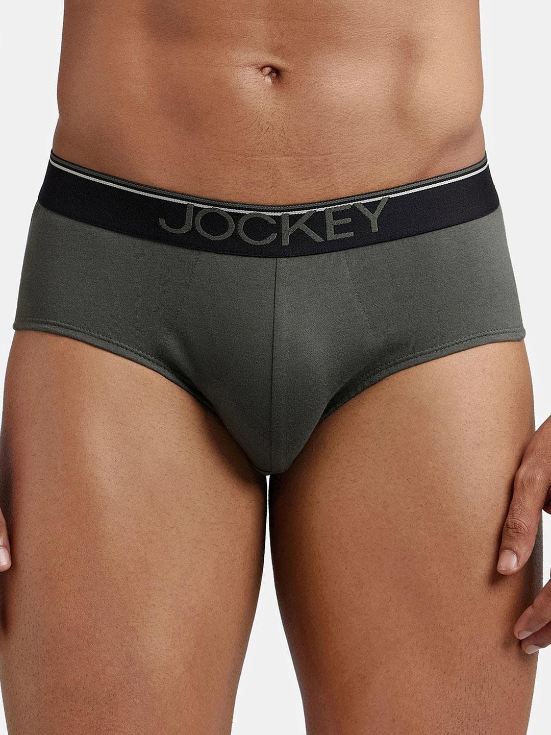 Buy Jockey Combed Cotton Brief With Ultrasoft Waistband 8037 - - Apparel for Men