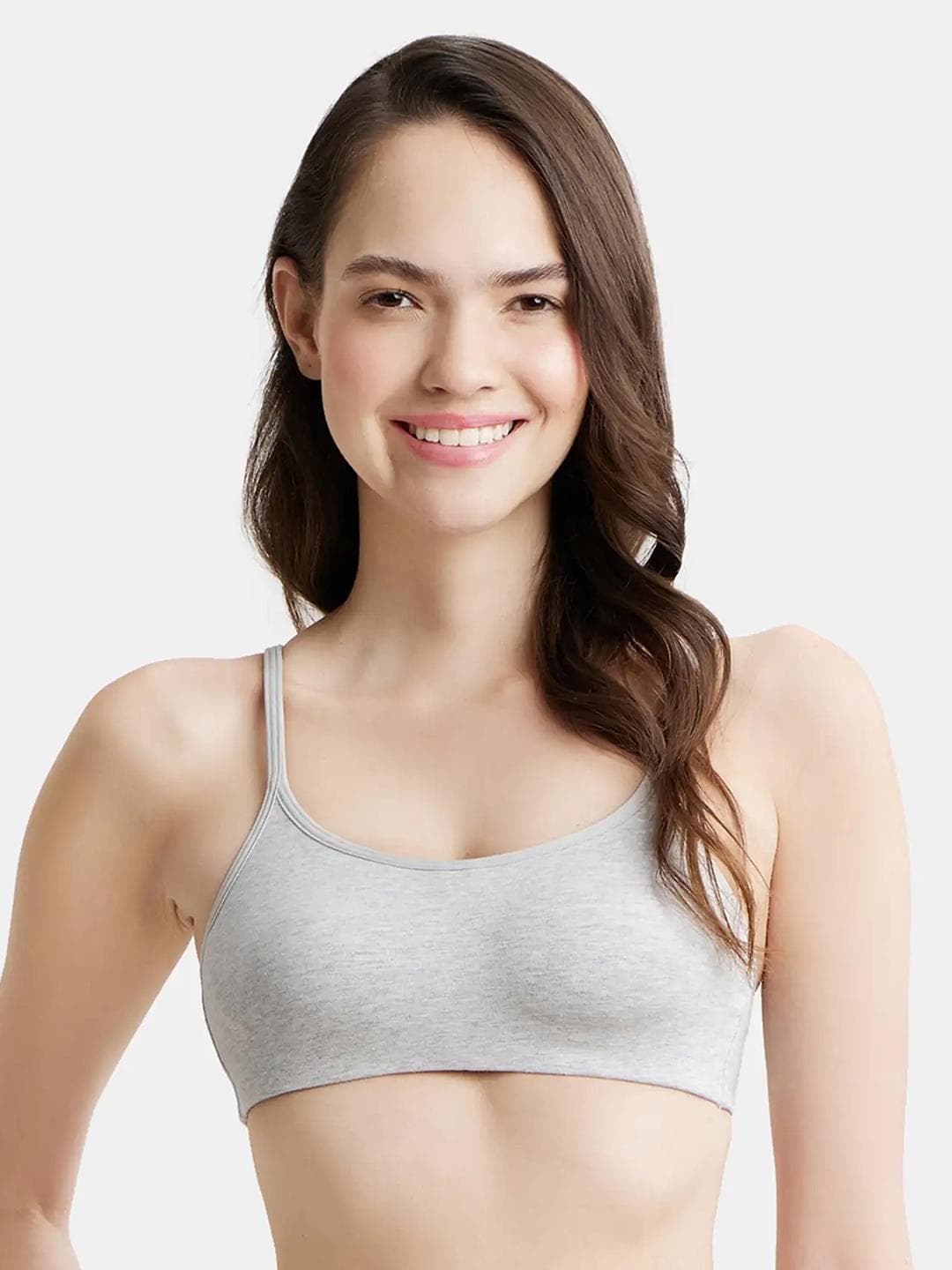 Buy Jockey Wirefree Non Padded Cotton Full Coverage Beginners Bra With Adjustable Straps SS12 - - Apparel for Women