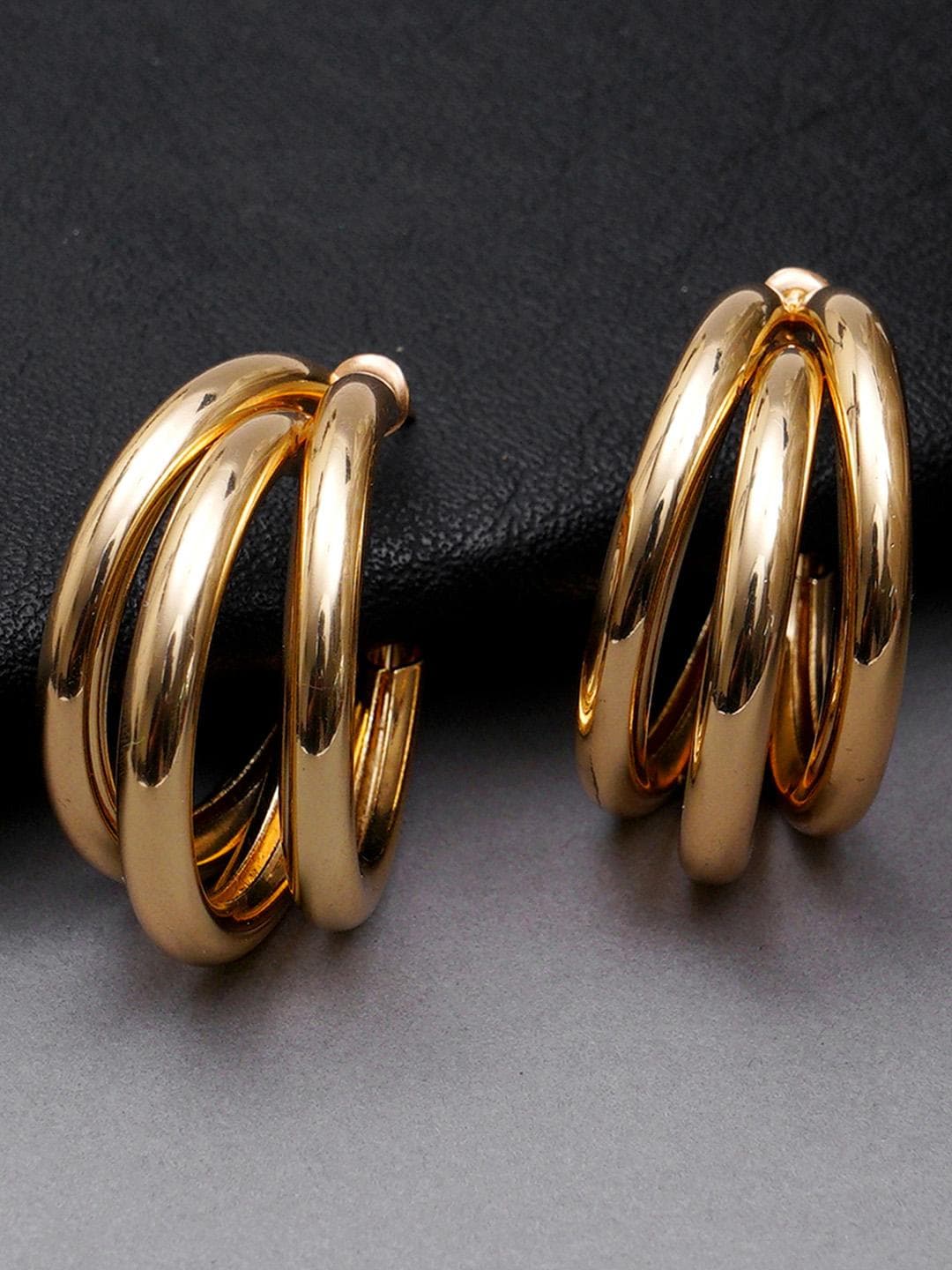 Buy KARATCART Gold Plated Hoop Earrings - - Accessories for Women