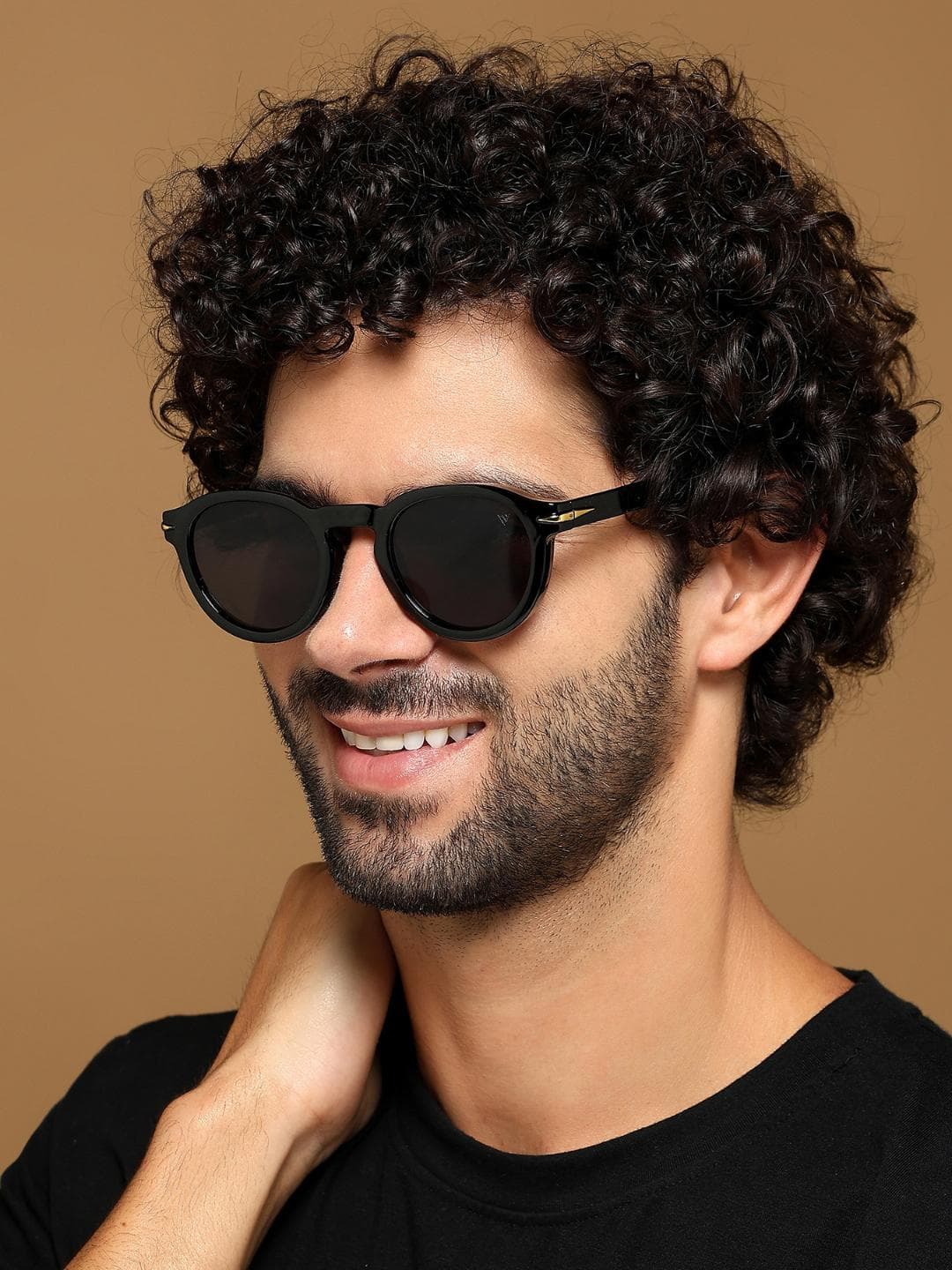 Buy Voyage Unisex Black Lens & Black Round Sunglasses 2279MG3609 Black - - Accessories for Unisex