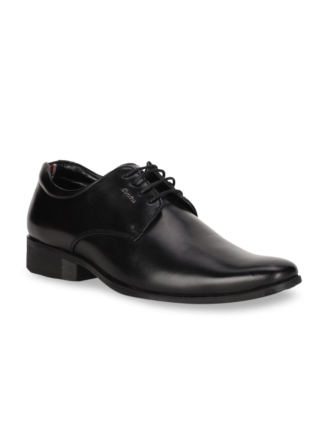 Bata Men Black Solid Formal Derbys