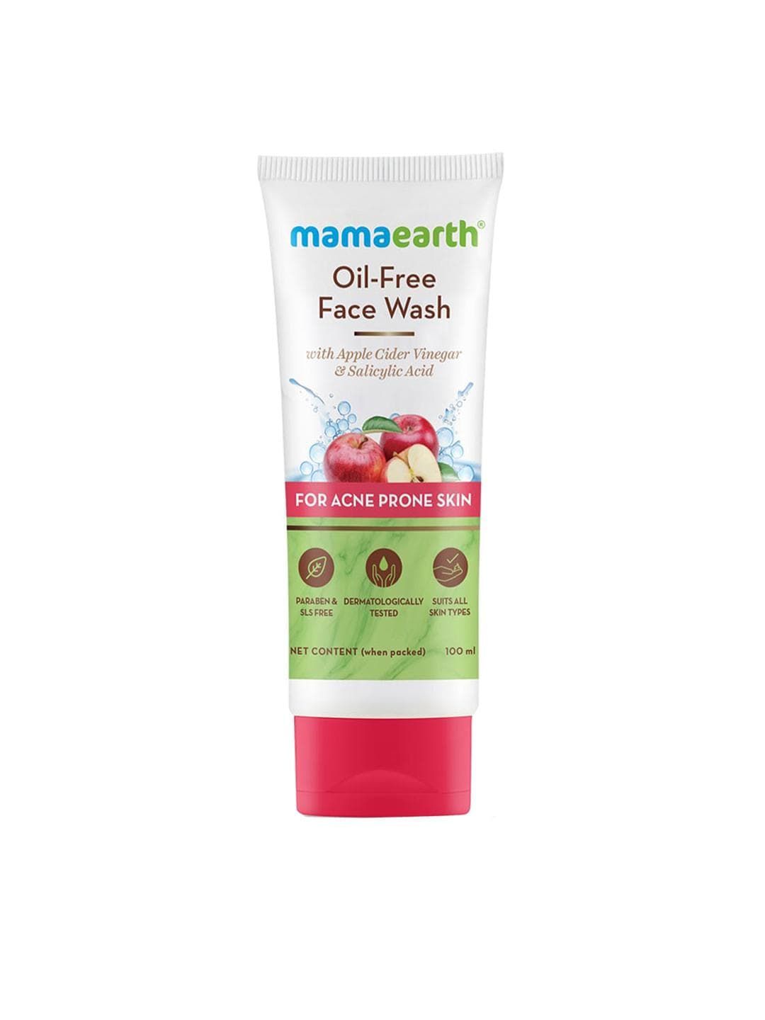 Mamaearth Oil-Free Face Wash with Apple Cider & Salicylic Acid for Acne-Prone Skin -100 ml
