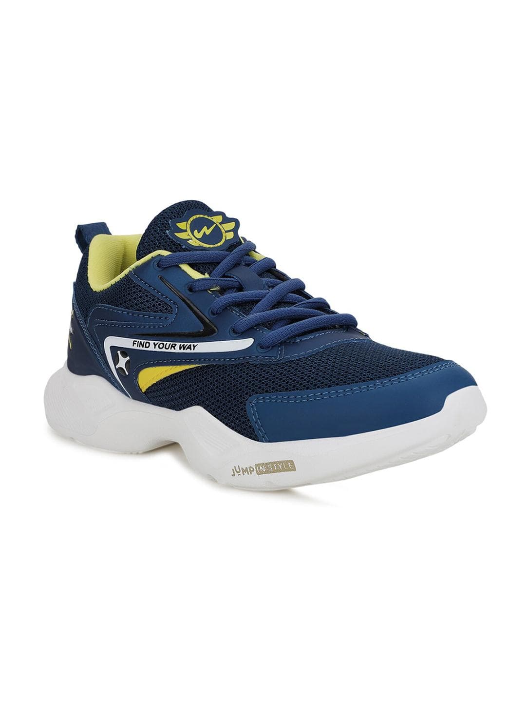 Buy Campus Kids Navy Blue Solid Mesh Running Shoes - - Footwear for Unisex Kids