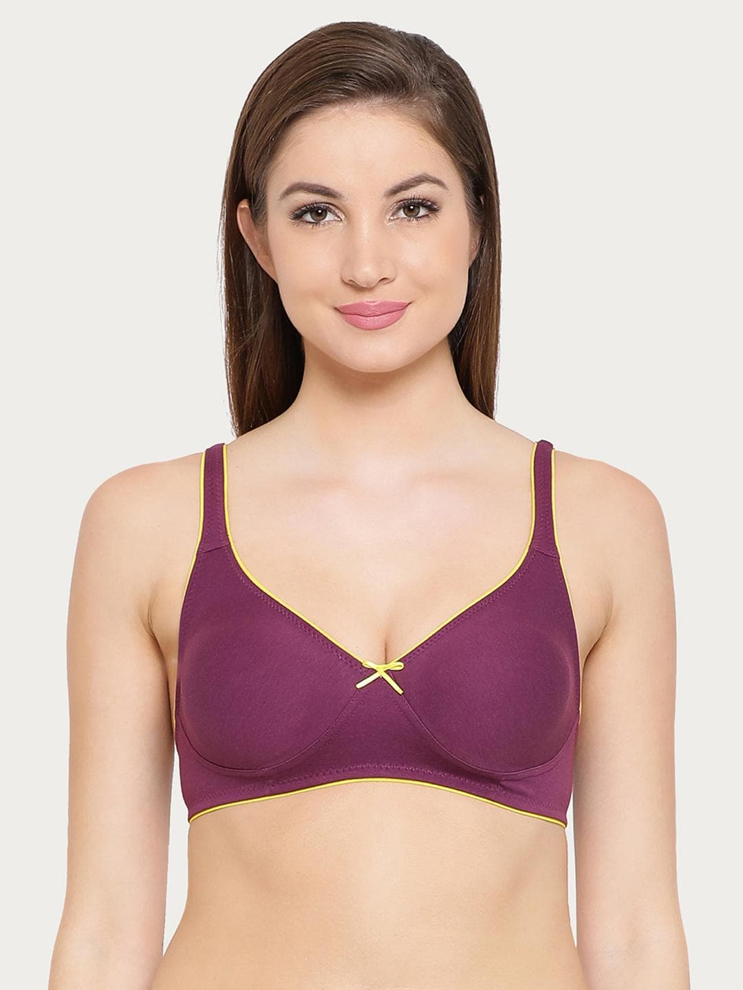 Clovia Cotton Non-Padded Wirefree Demi Cup Bra