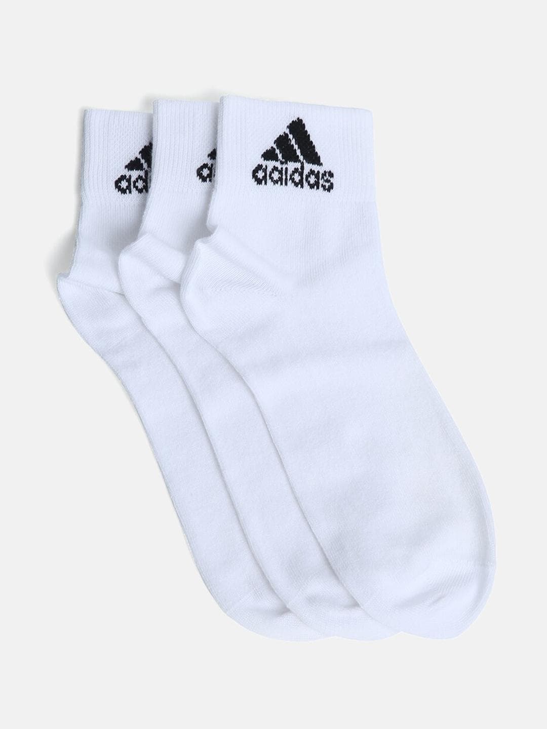 Buy ADIDAS Men Pack Of 3 White Ankle Length Socks - - Accessories for Men