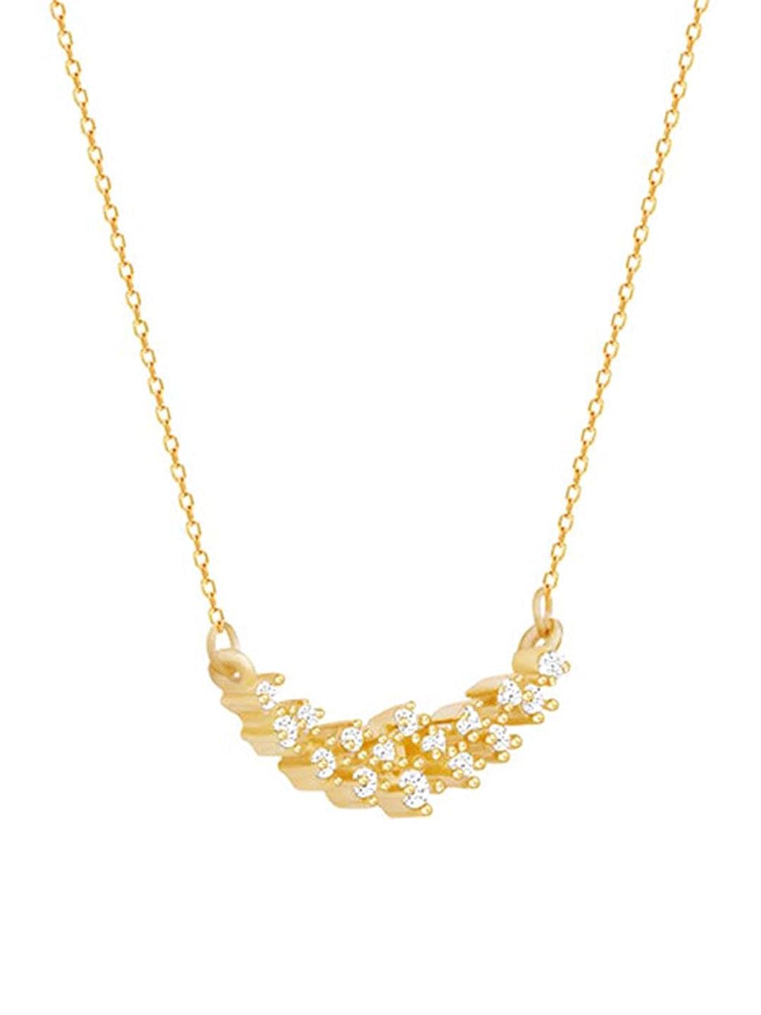 Buy GIVA 925 Silver Stay Golden Necklace - - Accessories for Women