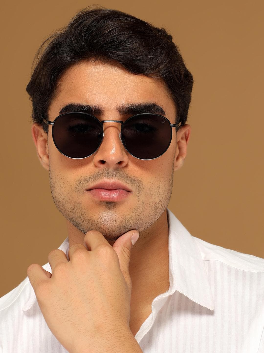 Buy Voyage Unisex Black Lens & Black Round Sunglasses 1915MG3625 - - Accessories for Unisex