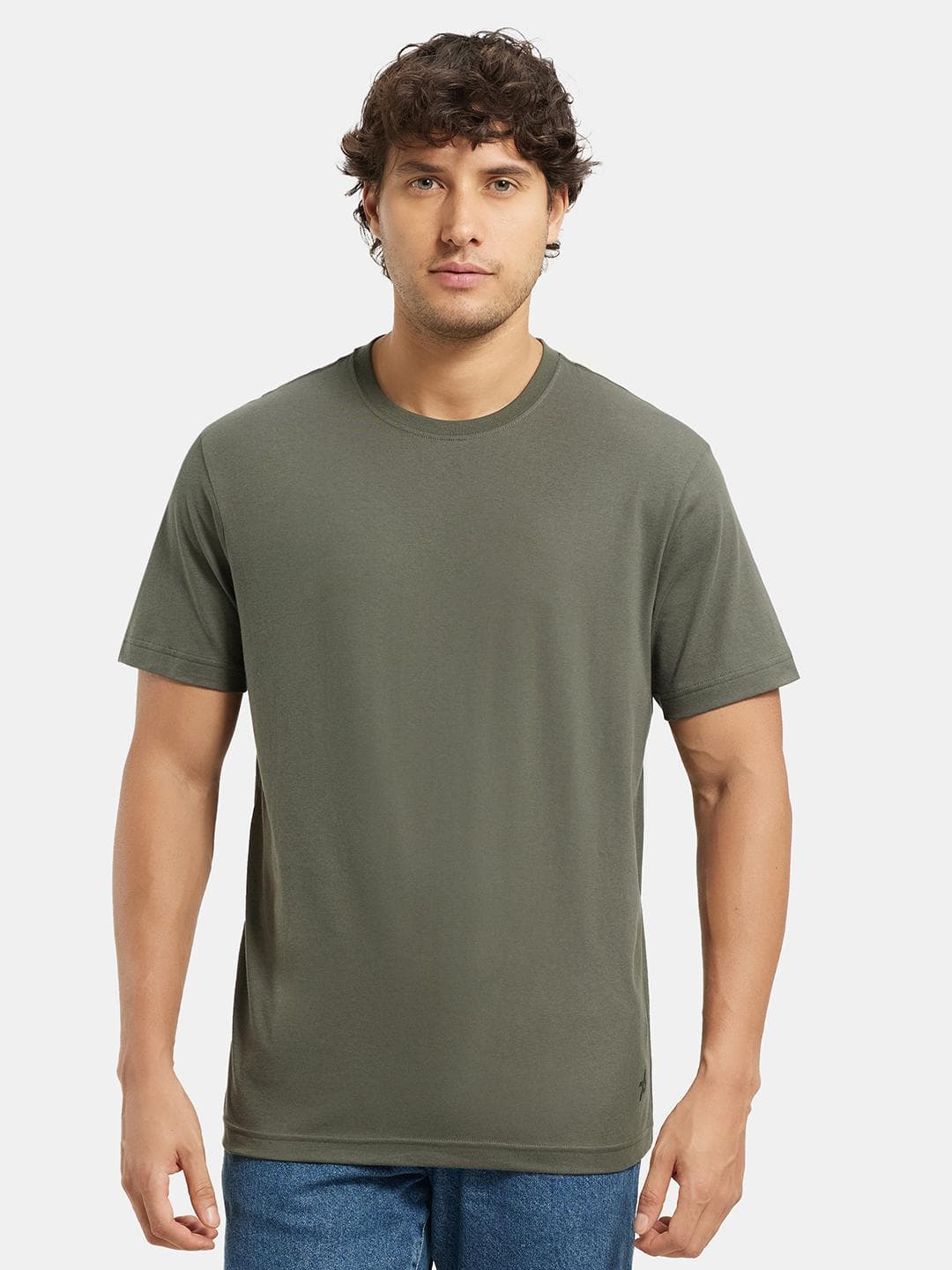 Jockey Combed Cotton Rich Round Neck Half Sleeve Tshirt-2714