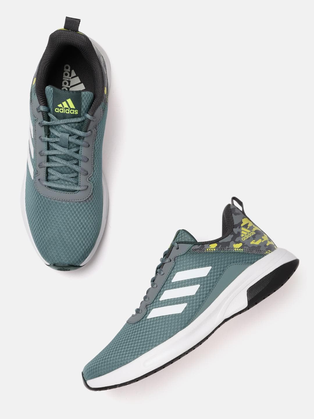 Buy ADIDAS Men Blue & Grey Woven Design Master Glide Running Shoes - - Footwear for Men