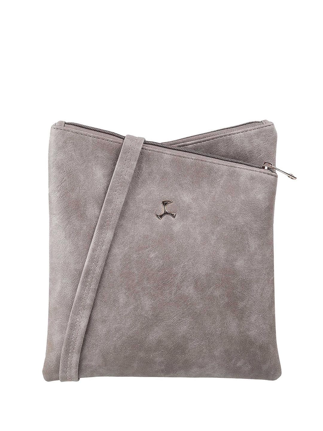 Buy Mochi Grey PU Structured Sling Bag - - Accessories for Women