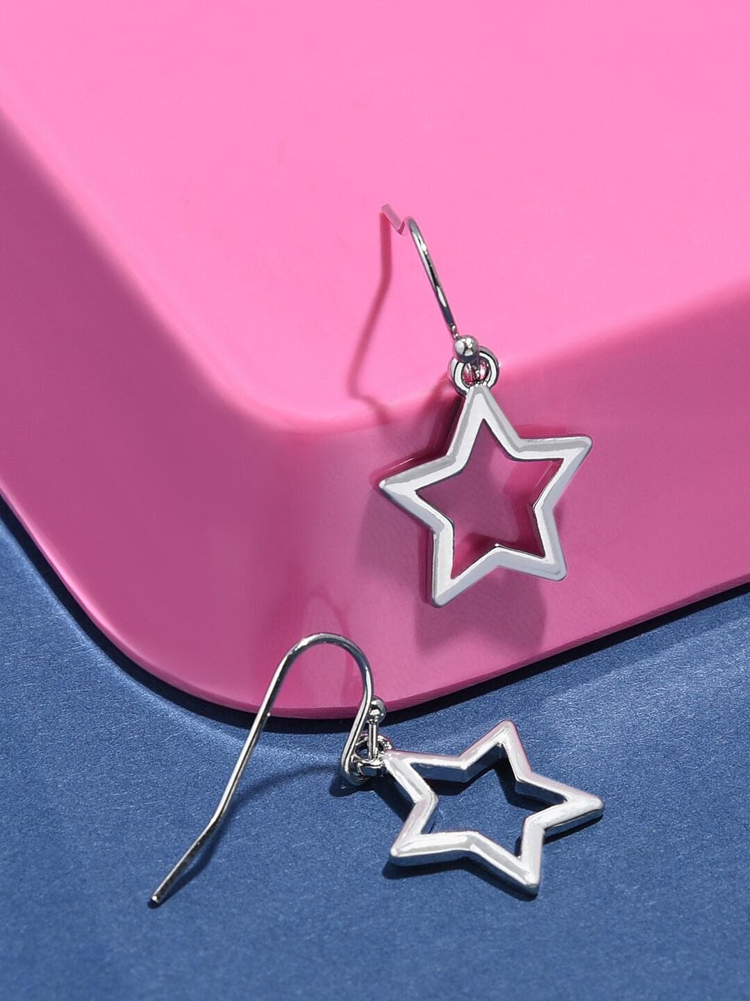 Buy Accessorize London Women Silver Star Short Drop Earring - - Accessories for Women