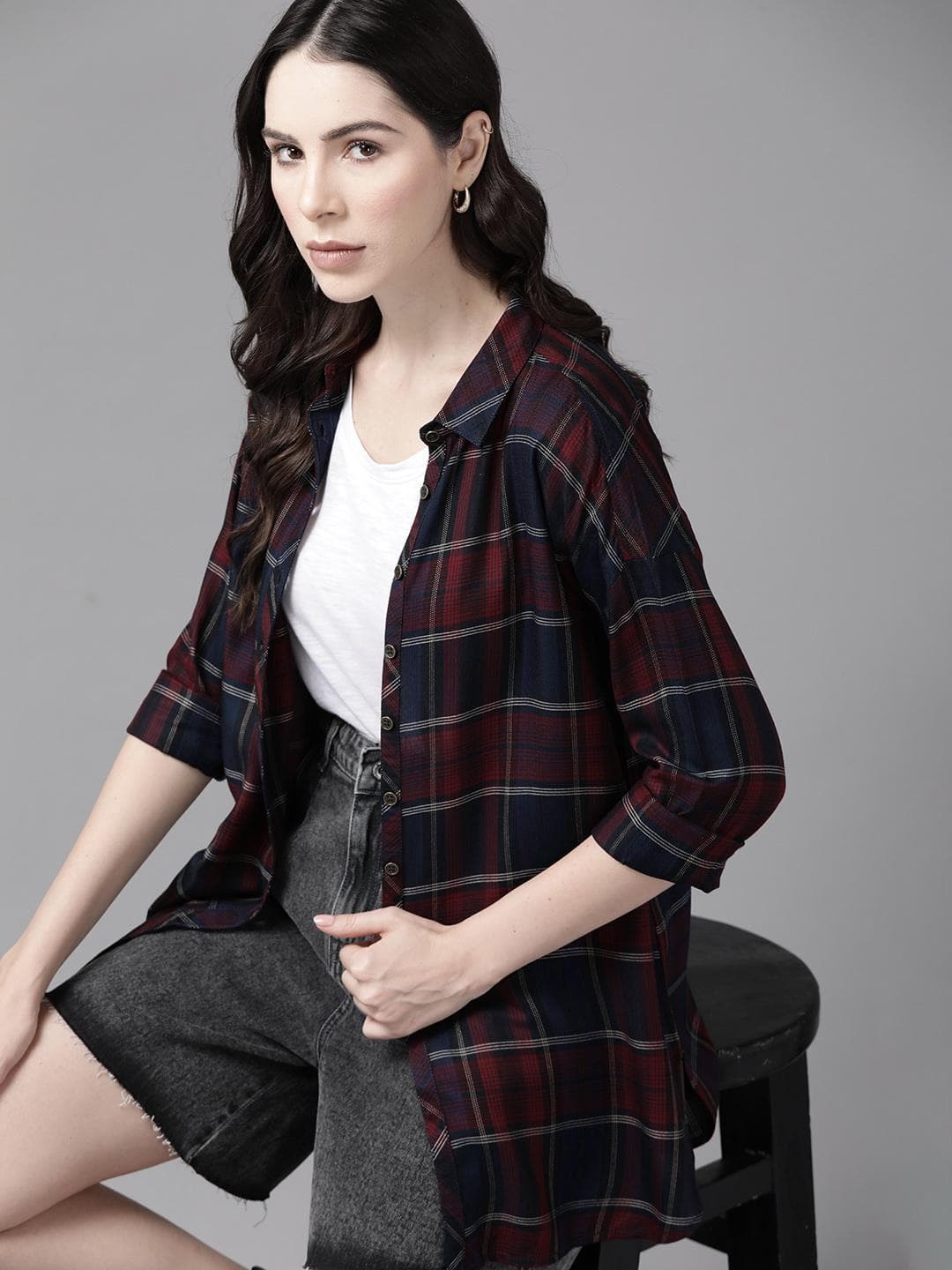 The Roadster Lifestyle Co. Checked Casual Shirt