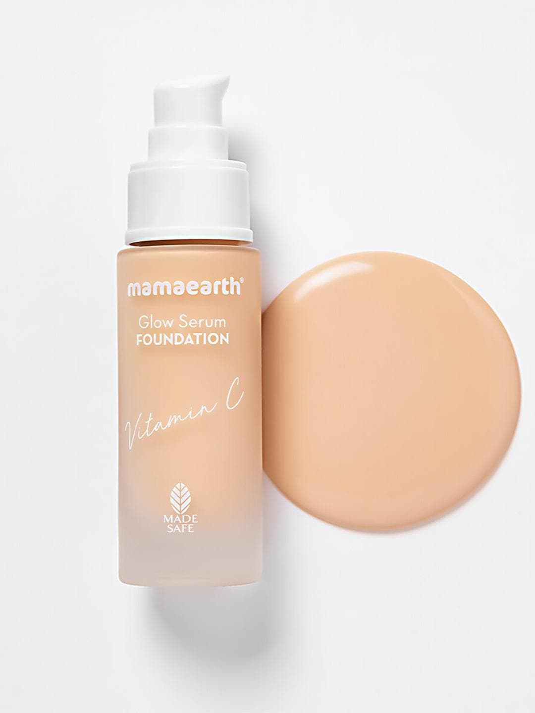 Buy Mamaearth Glow Serum Foundation With Vit. C & Turmeric For 12 Hour Stay 30ml Ivory Glow 01 - - Personal Care for Women