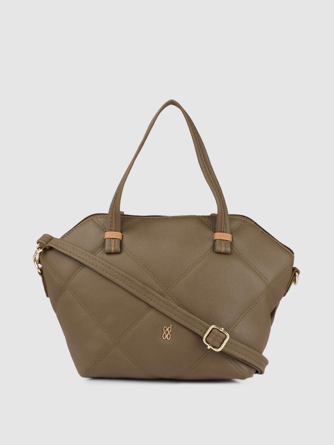 Buy Baggit Green Textured Bucket Handheld Bag With Quilted - - Accessories for Women