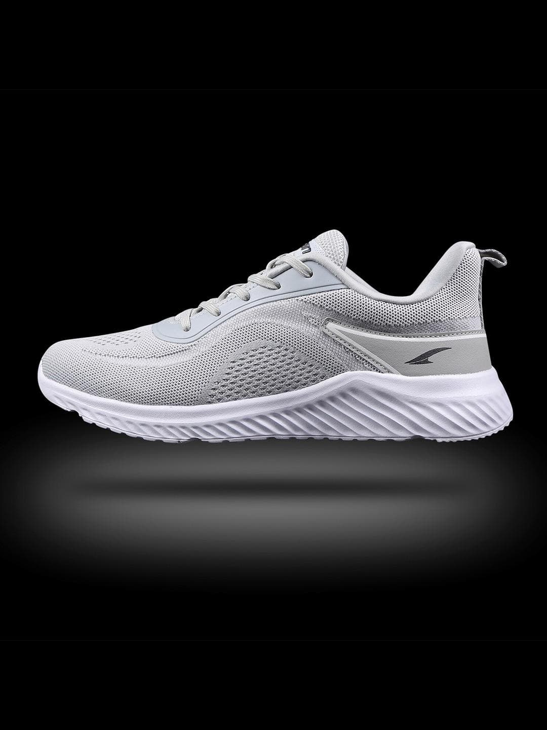 Buy ASIAN Men Grey Mesh Flyknit Delta 20 Running Shoes - - Footwear for Men