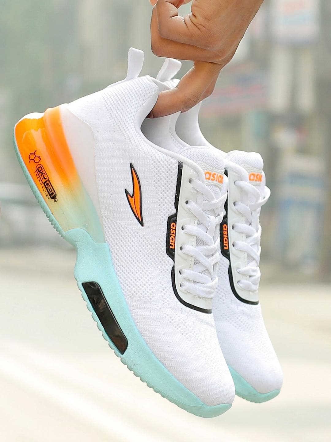 Buy ASIAN Men White Mesh Running Shoes - - Footwear for Men
